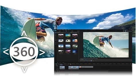 editing 360 video center.